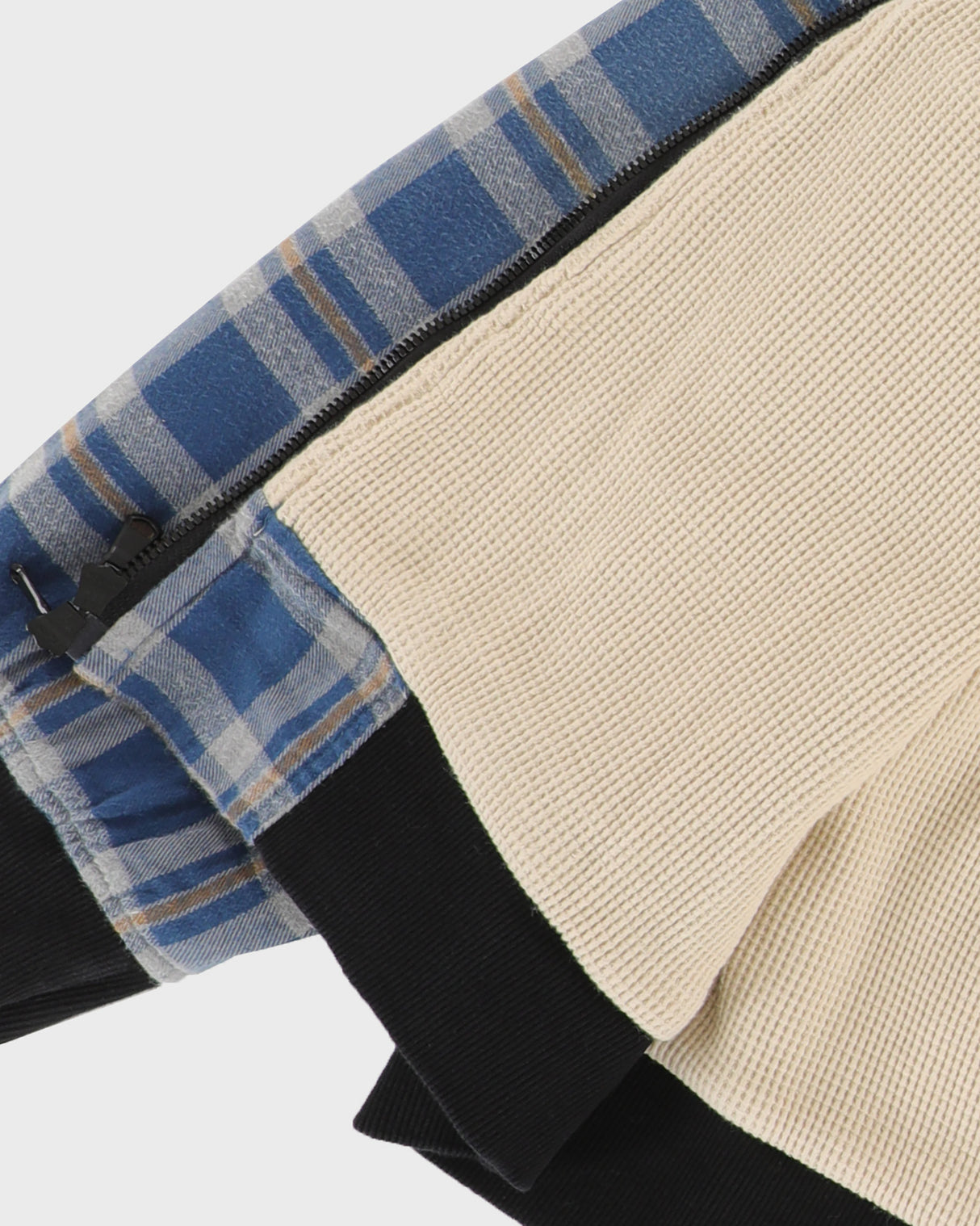Thermal Lined Plaid Zip Up