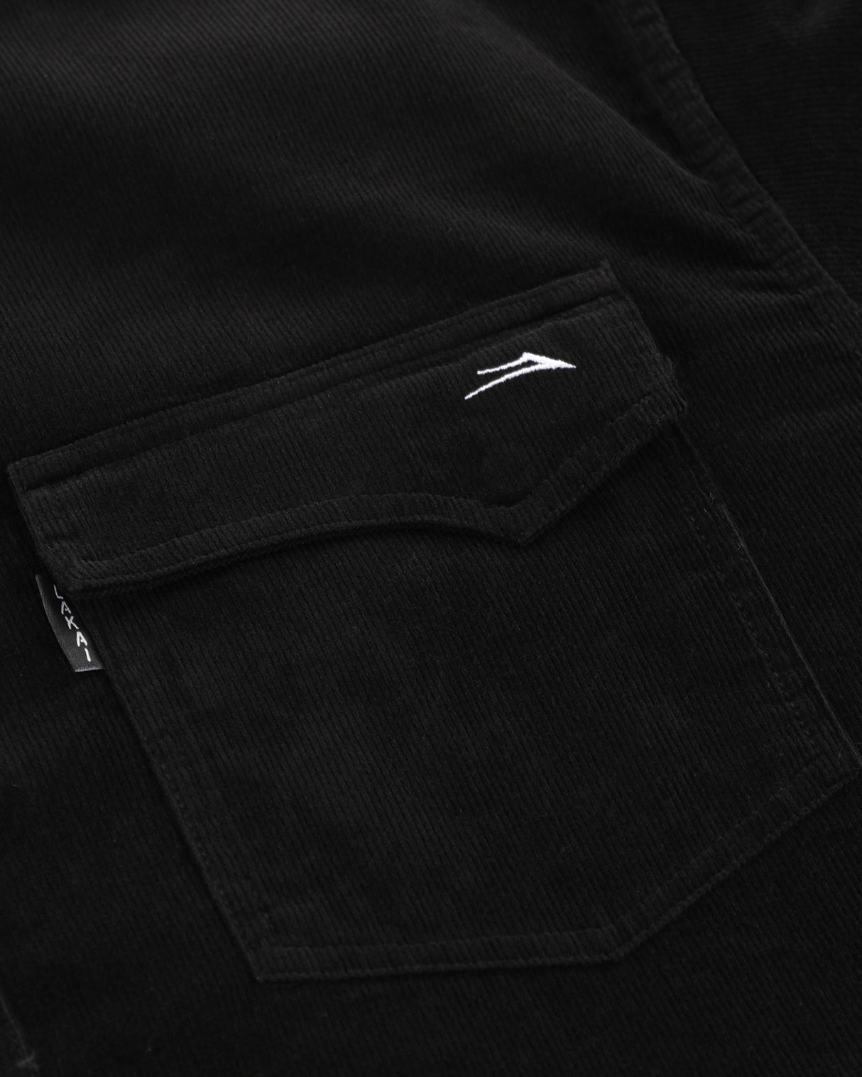 Stacked Placket Corduroy Button-up Longsleeve
