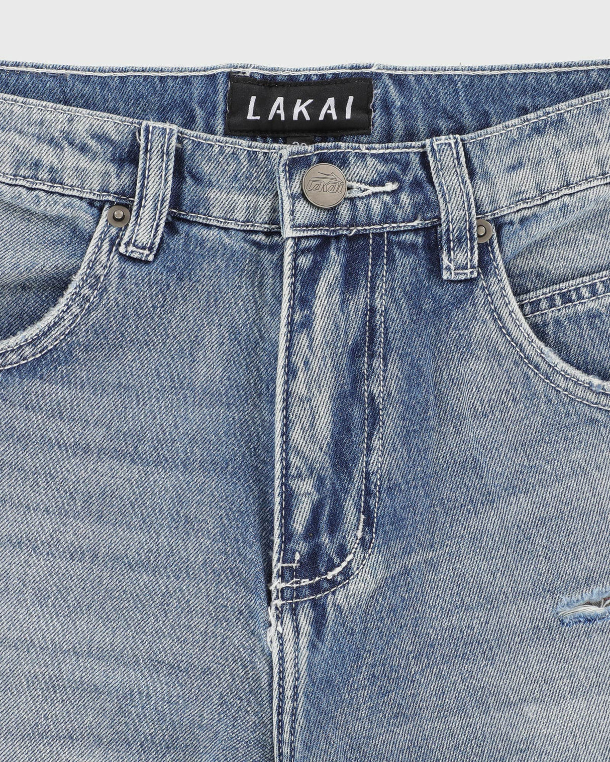 Distressed Double Knee Denims