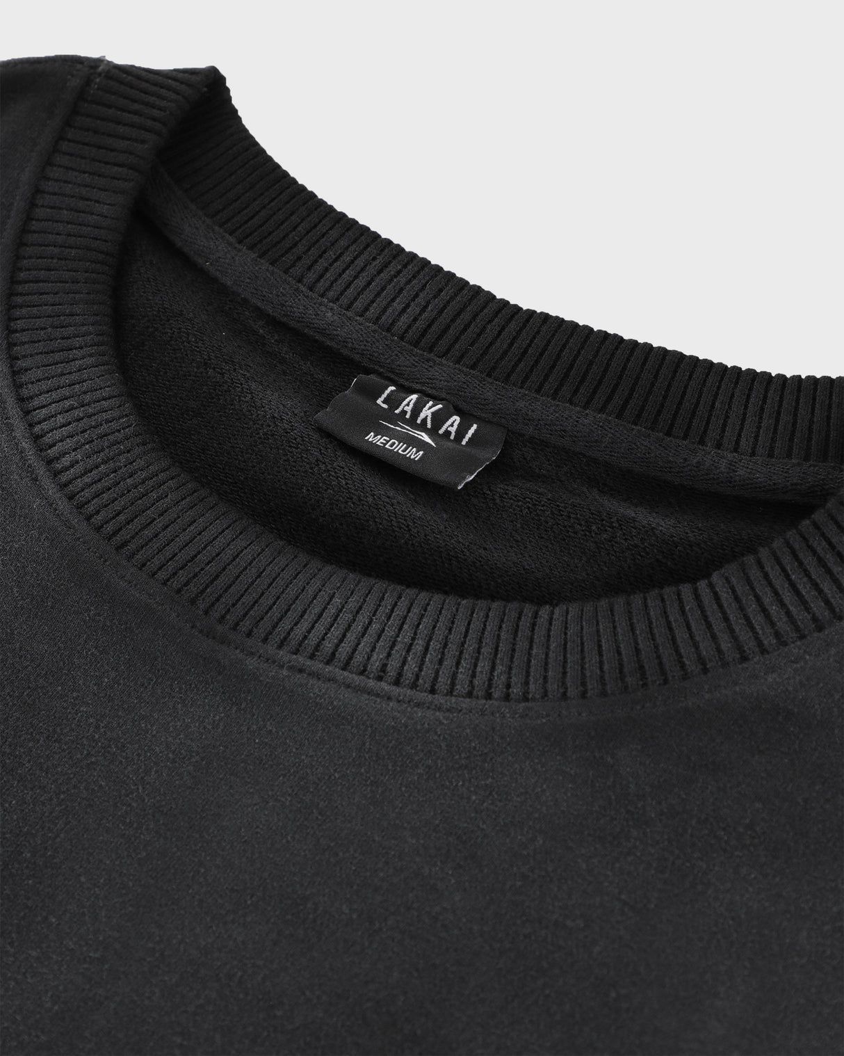Classic Oversized Sunfaded Crewneck - Black