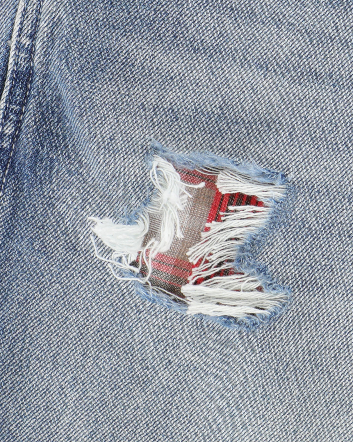 Distressed Double Knee Denims