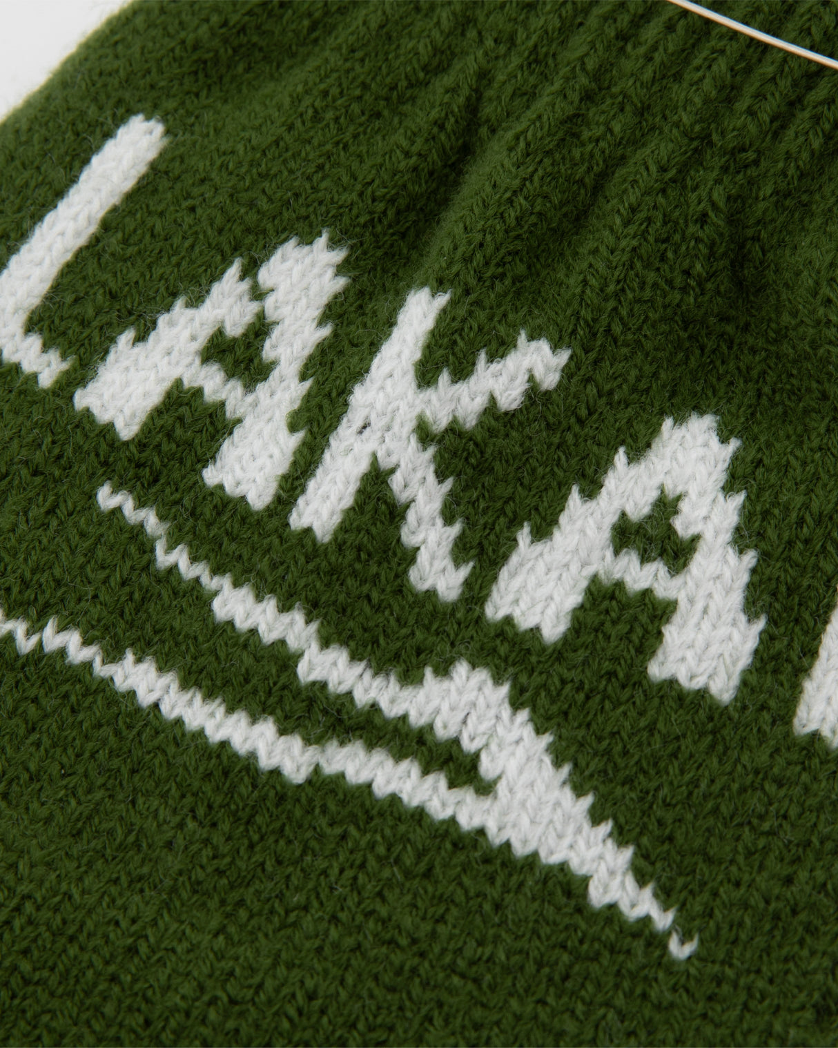 Fingerless Jacquard Gloves - Cypress