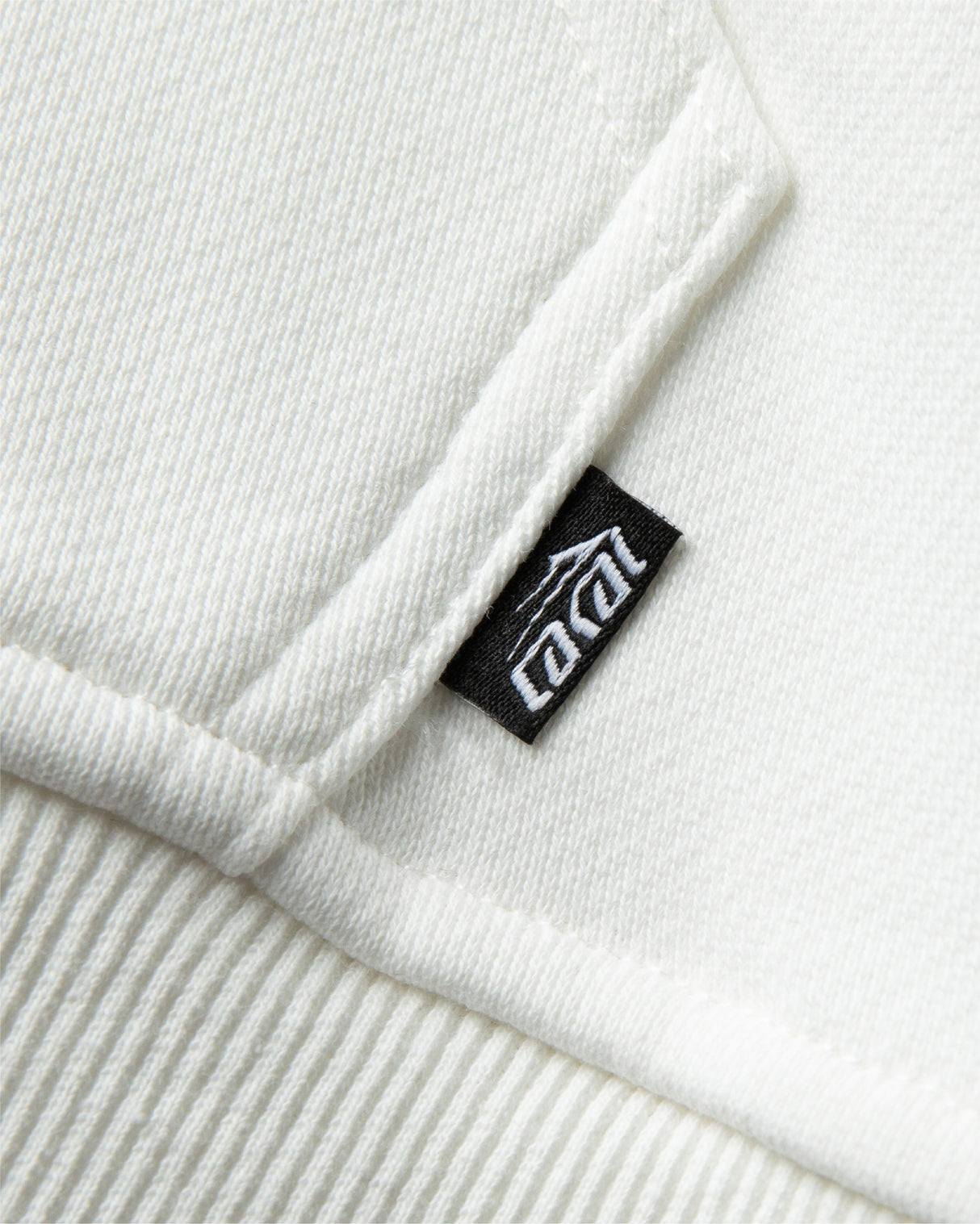 Polka Zip Up Hoodie - White/Black