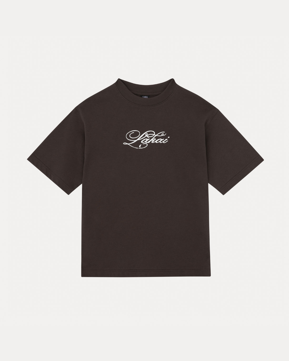 Oversized Signature Tee - Dark Brown