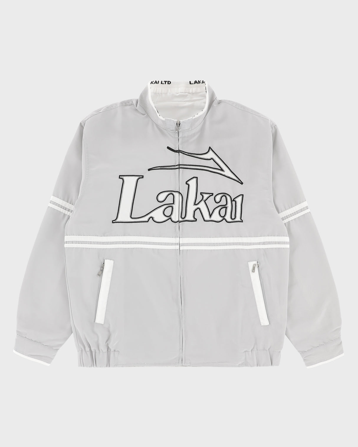 Reversible Track Jacket - Grey