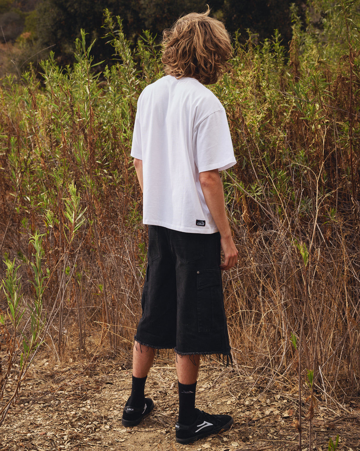 Sunfaded Cropped Boxy Tee - White
