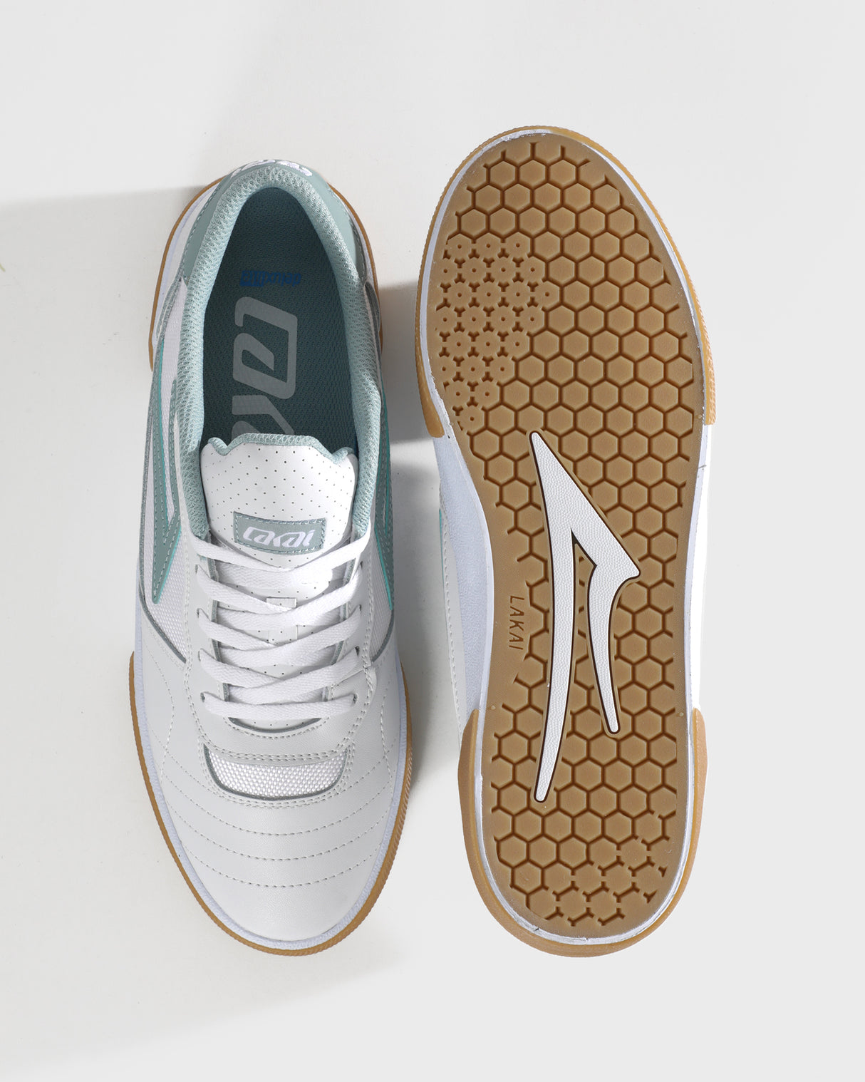Cambridge - Elite White Leather Grey Mist