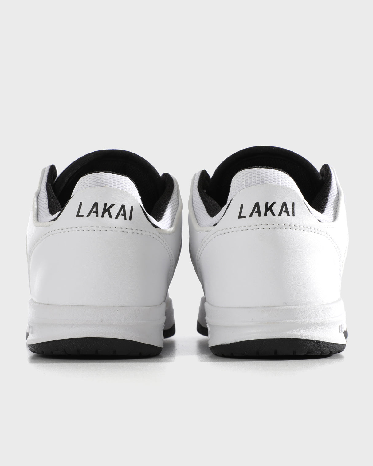 Telford Low - White/Black Leather