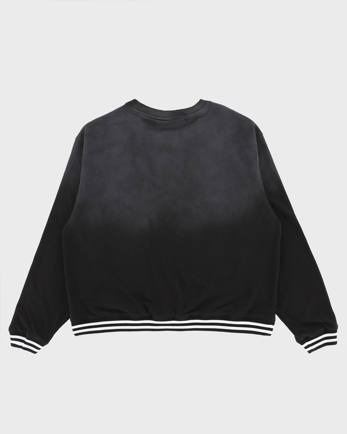 Classic Oversized Sunfaded Crewneck - Black