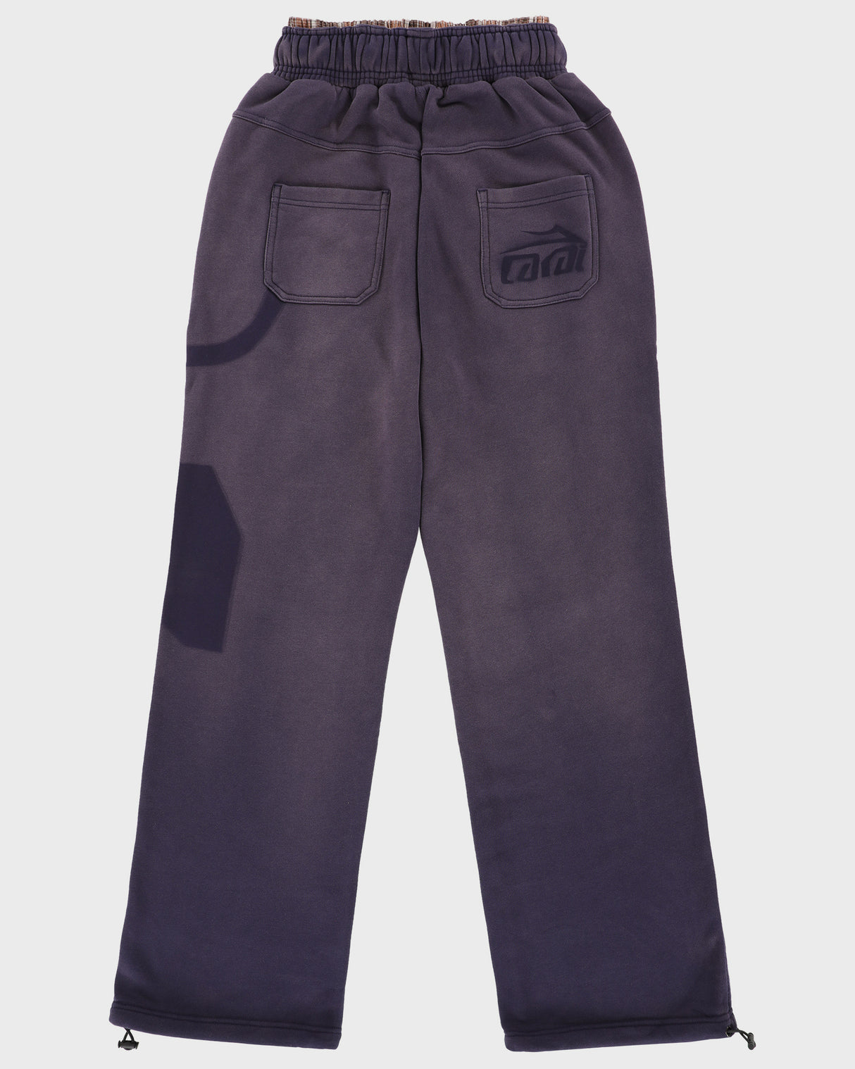 Double Waisted Sunfaded Sweatpants - Indigo