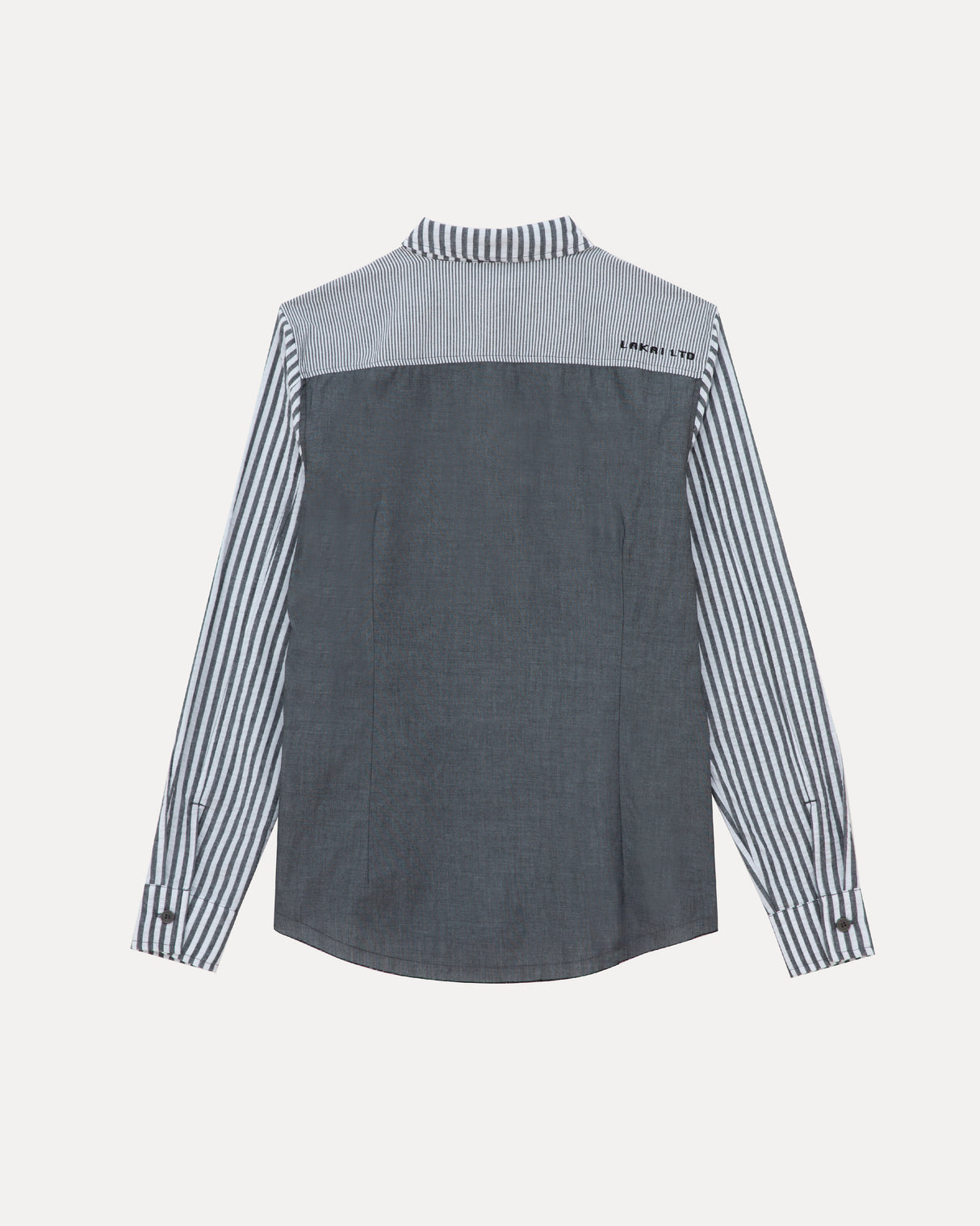 Longsleeve Button Down - Mixed Greys