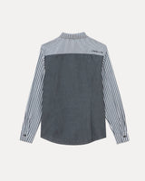 Longsleeve Button Down - Mixed Greys