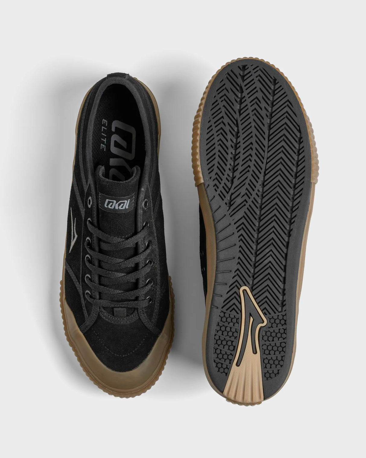 Conrad - Elite Black Gum Suede