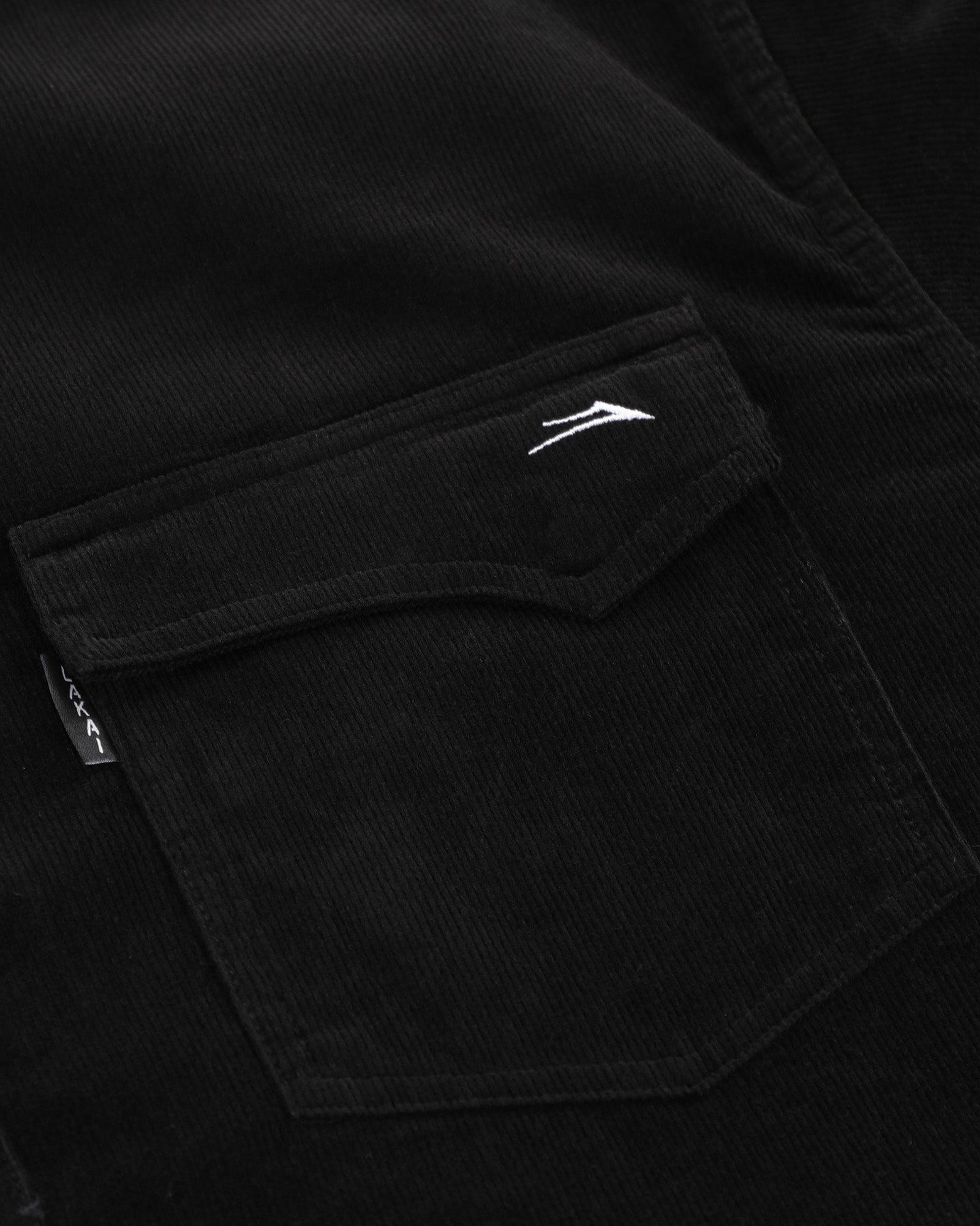 Stacked Placket Corduroy Button-up Longsleeve
