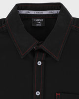 Heavyweight Button Up Shirt - Black