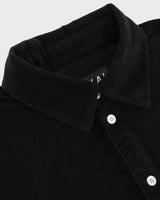 Stacked Placket Corduroy Button-up Longsleeve