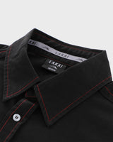 Heavyweight Button Up Shirt - Black