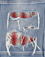Distressed Double Knee Denims