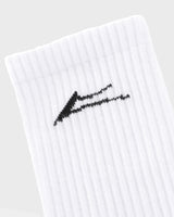 Everyday Flare Midcalf Socks - White