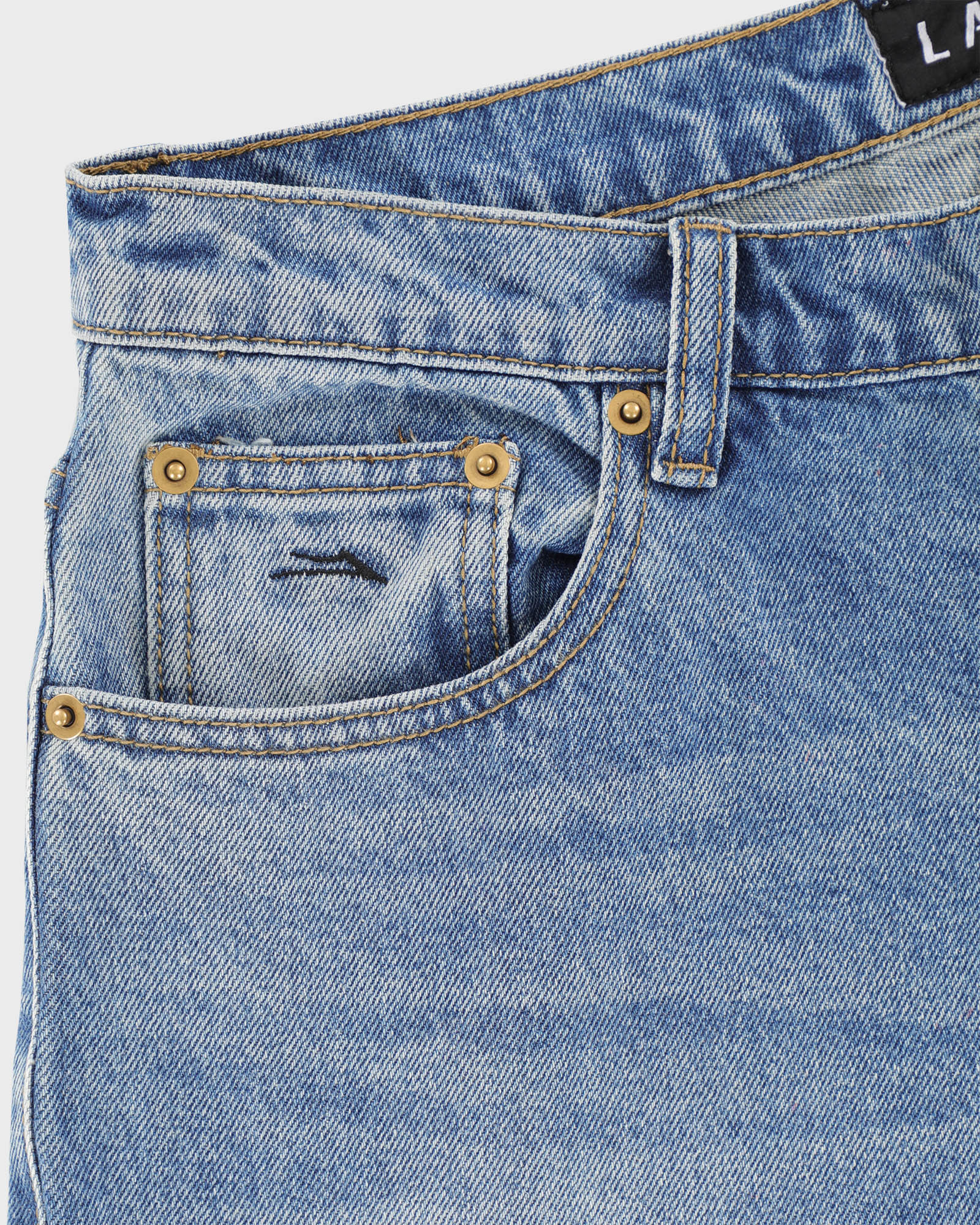 Straight Leg Denims - Blue