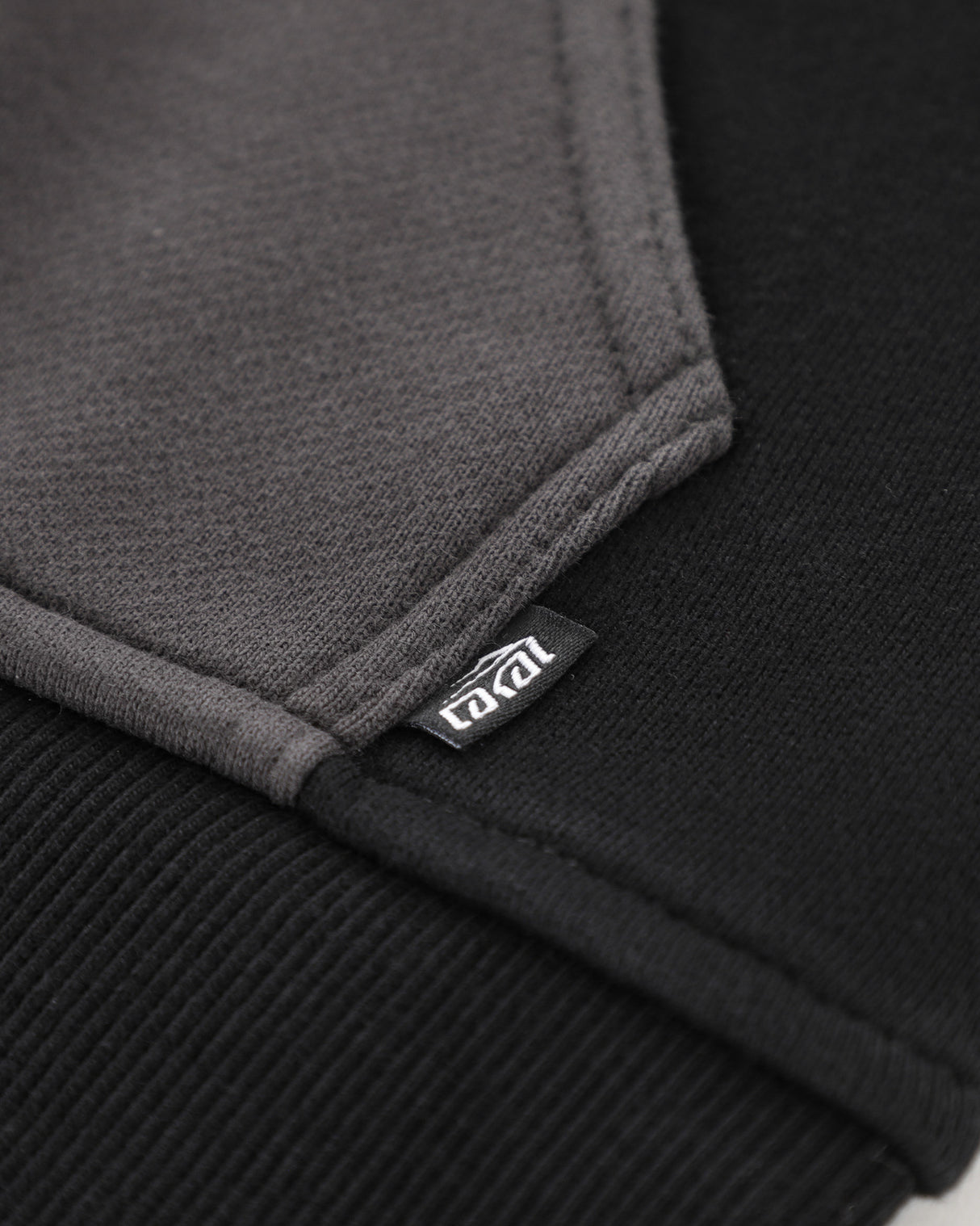 'Hello My Name Is' Zip Up Hoodie - Black