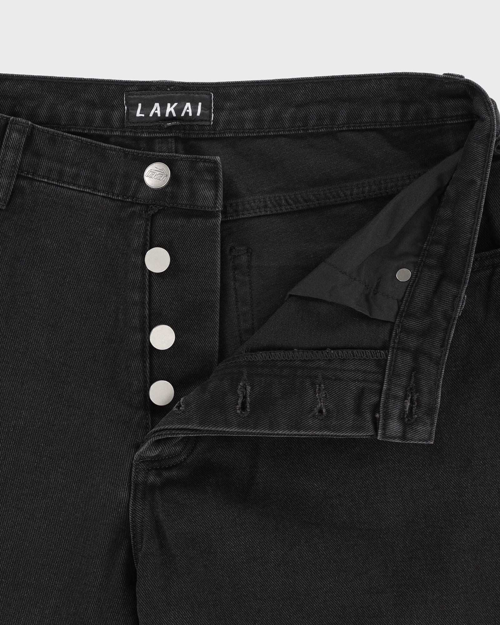 Straight Leg Denims - Black