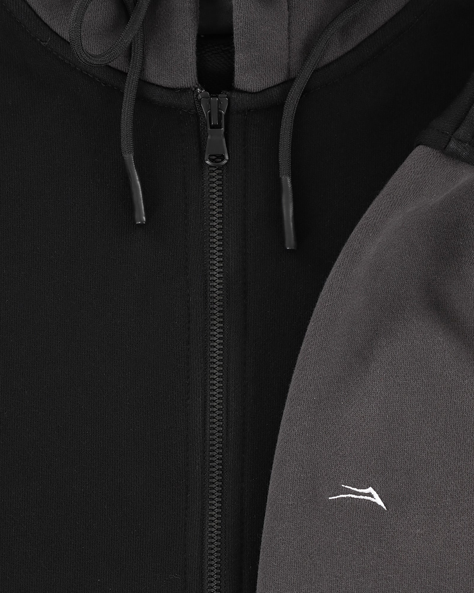 'Hello My Name Is' Zip Up Hoodie - Black