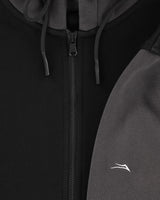 'Hello My Name Is' Zip Up Hoodie - Black