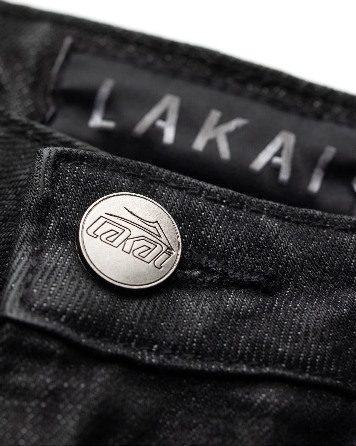 Waxed Bootcut Denims - Black