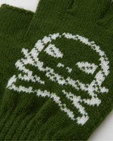 Fingerless Jacquard Gloves - Cypress