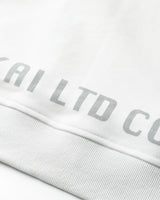 Polka Zip Up Hoodie - White