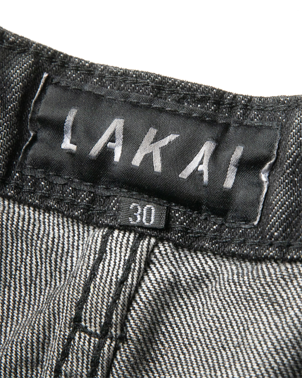 Waxed Bootcut Denims - Black