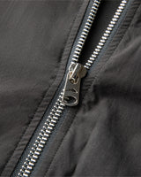 Slashed Zip Bomber Jacket - Black