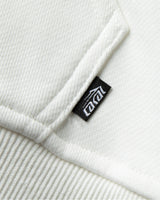 Polka Zip Up Hoodie - White/Black