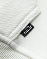 Polka Zip Up Hoodie - White
