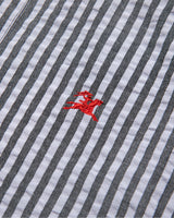 Longsleeve Button Down - Black/White Stripe