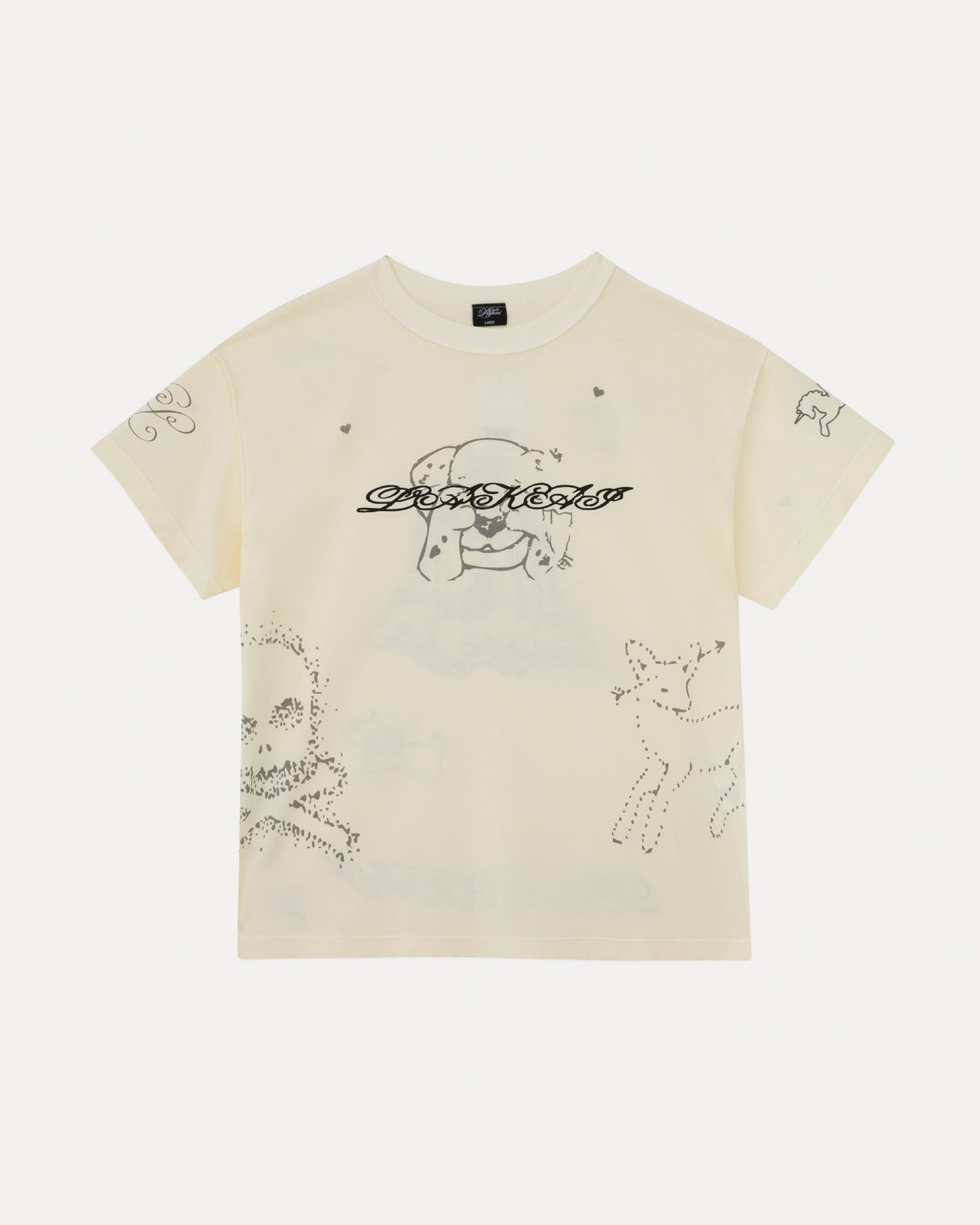 Inside Out Lounge Tee - Natural Slub