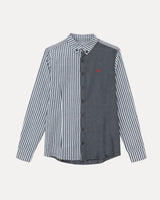 Longsleeve Button Down - Mixed Greys