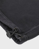 Double Waisted Sunfaded Sweatpants - Black