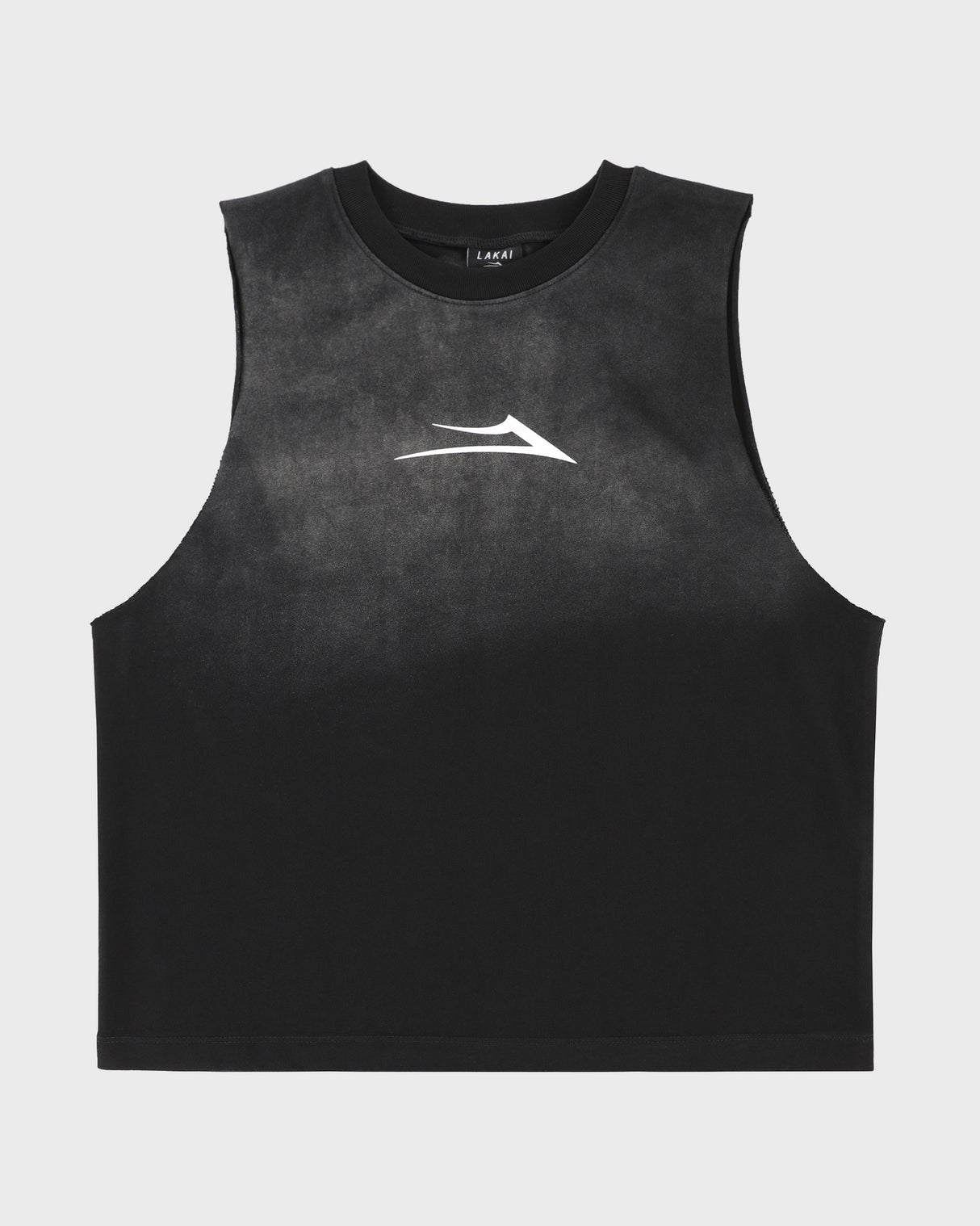 Flare Cutoff Tank Shirt - Black