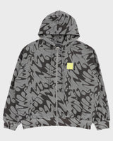 LAKAI X RIPNDIP Black Flame Zipper Hoodie - Grey