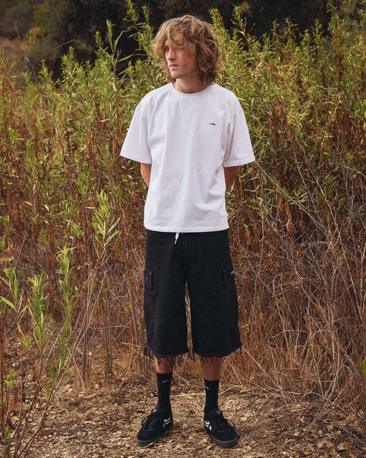 Sunfaded Cropped Boxy Tee - White