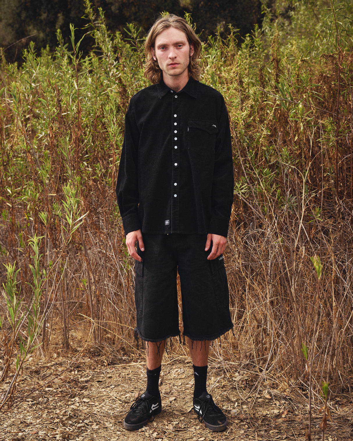 Cargo Jumbo Jort - Black