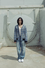 Thermal Lined Plaid Zip Up