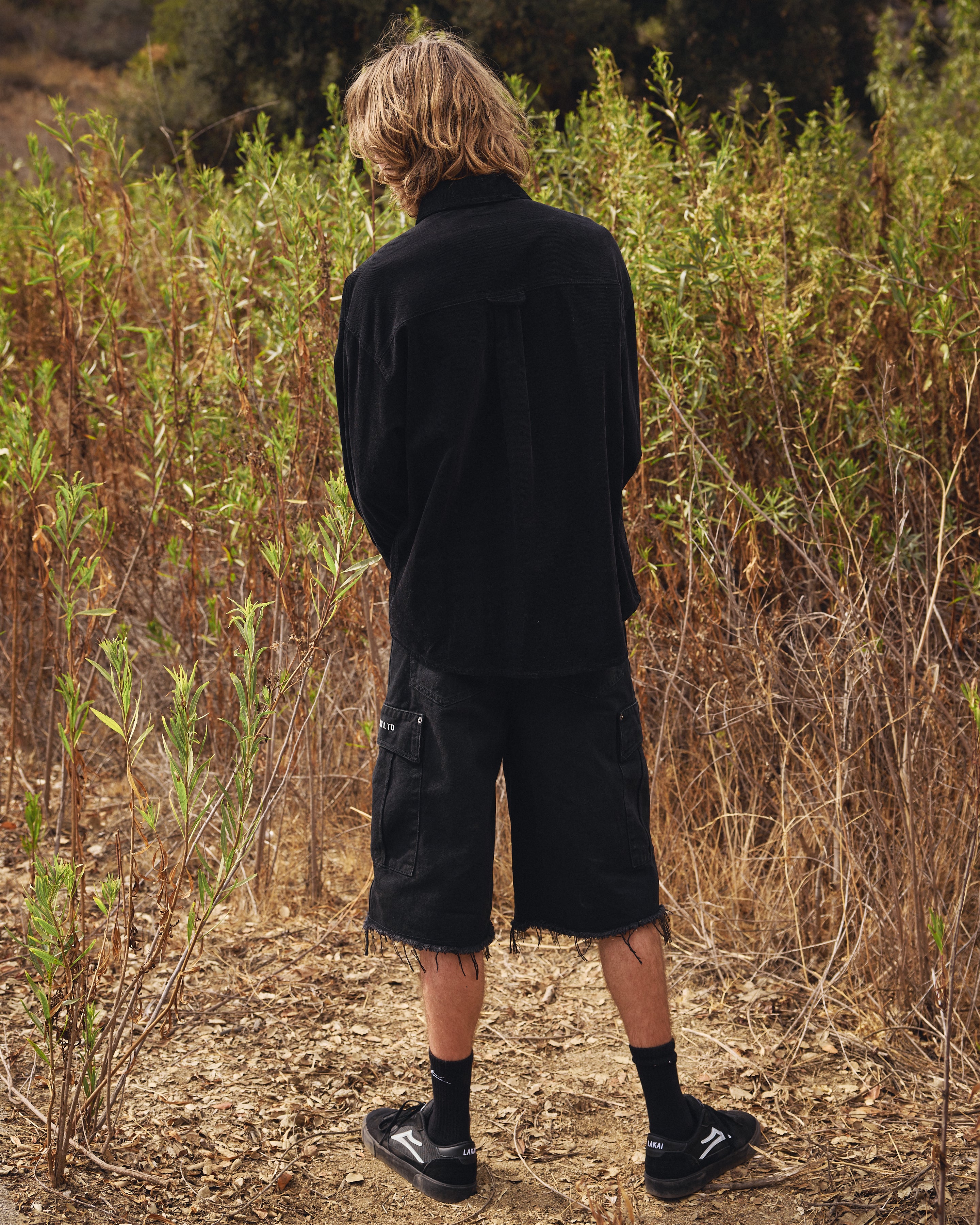 Cargo Jumbo Jort - Black