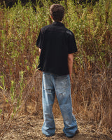 Distressed Double Knee Denims
