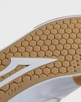 Cambridge - Elite White Leather Grey Mist