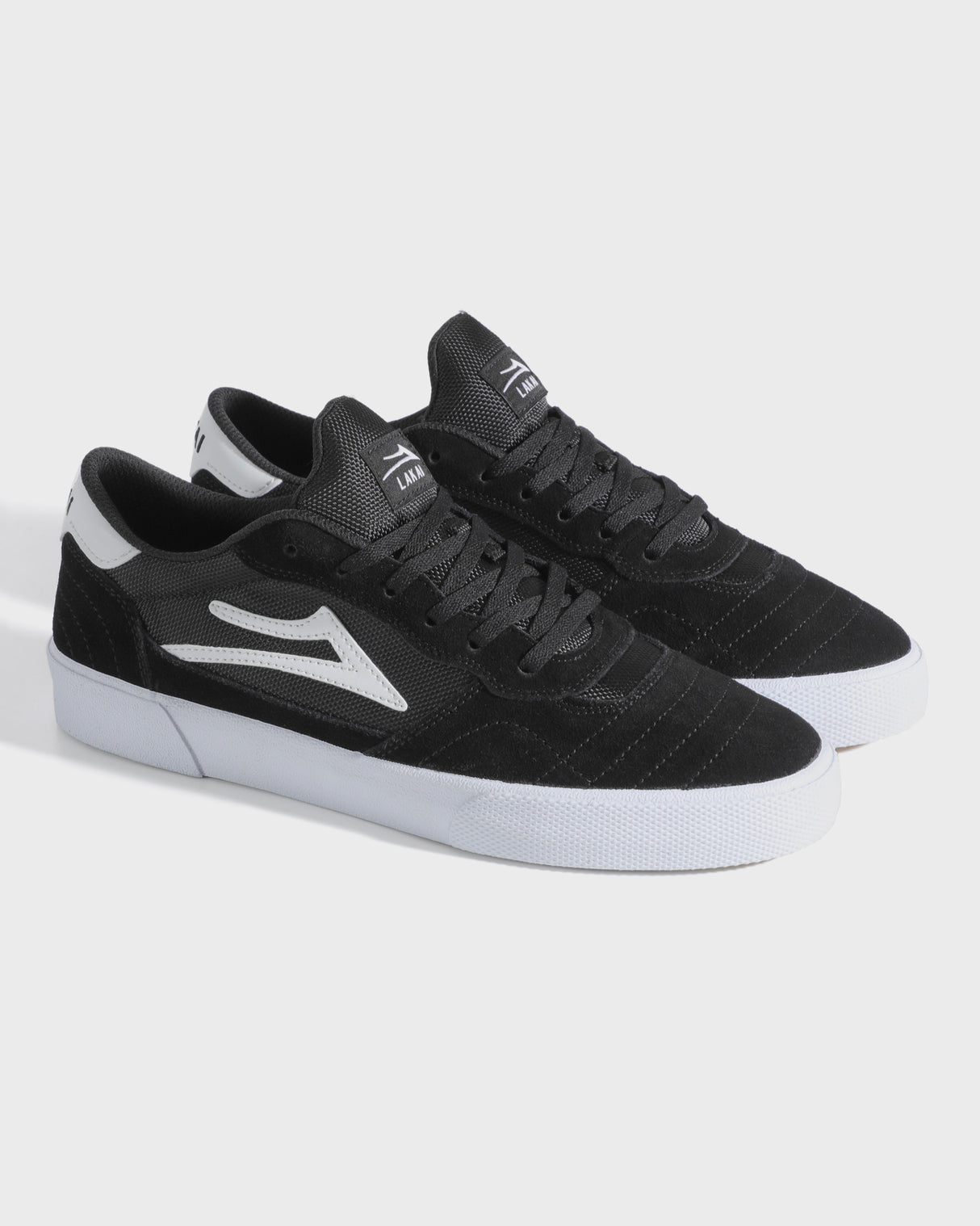 Cambridge - Black/White Suede