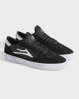 Cambridge - Black/White Suede
