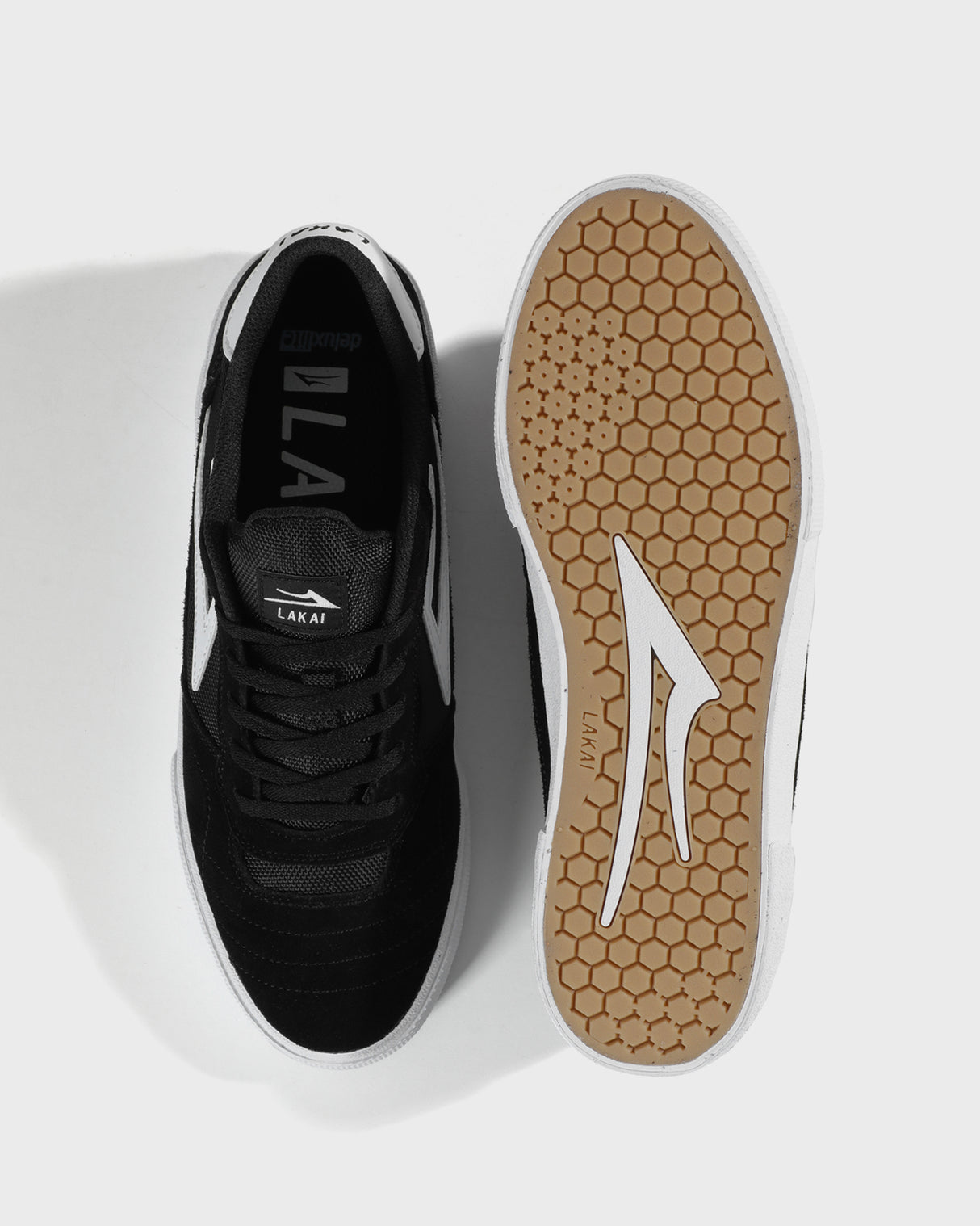 Cambridge - Black/White Suede